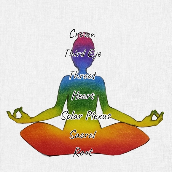 💥2 for $30!!💥Multi-Gemstone Chakra Bracelet with Apple Charm, OS Adjustable - Picture 5 of 6